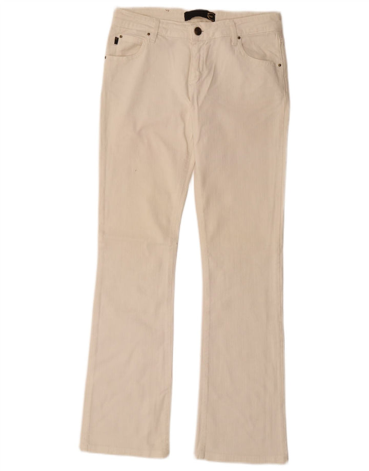 Jeans Bootcut da donna Just Cavalli W26 L30 cotone bianco