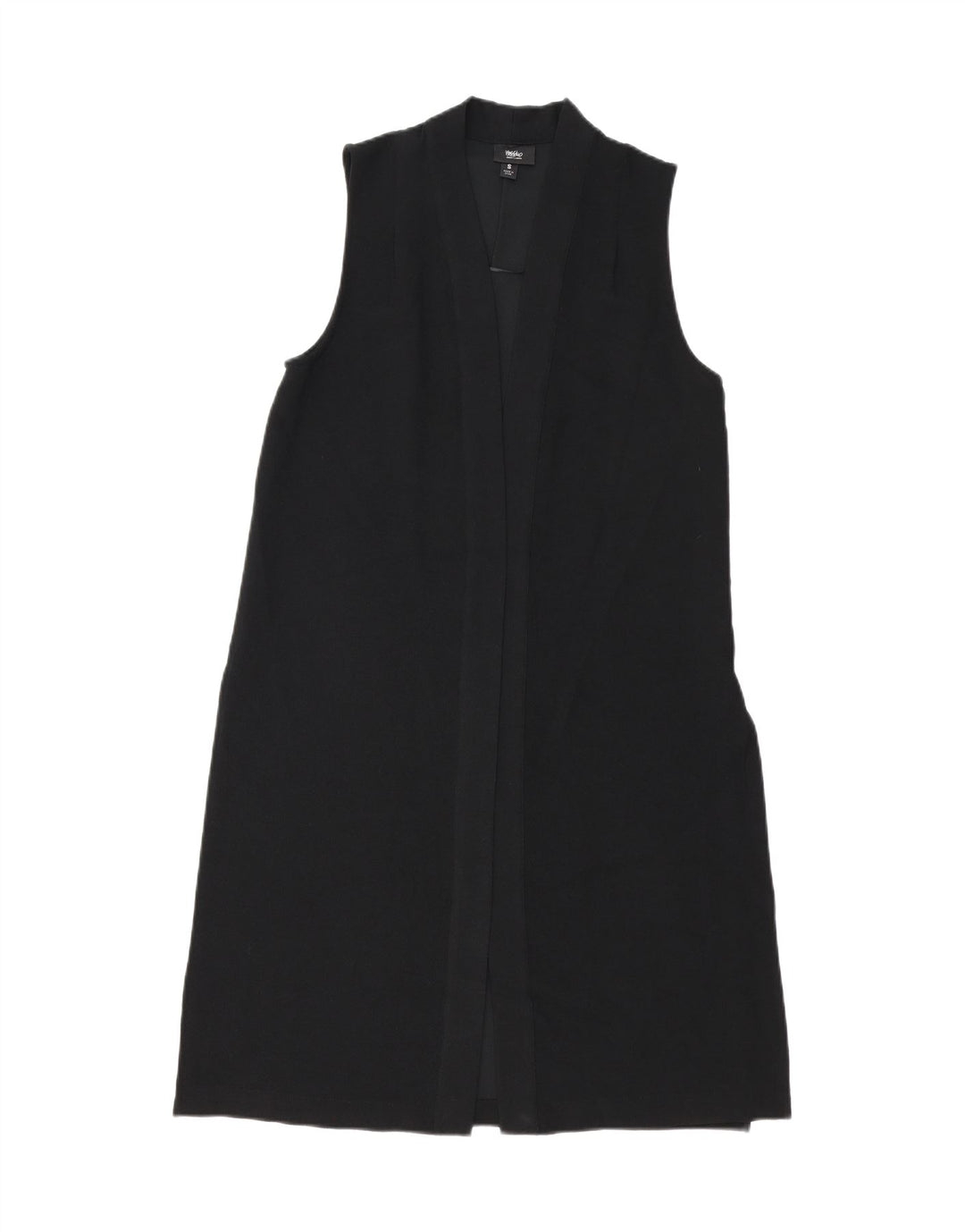 MOSSIMO Womens Longline Cardigan Top UK 10 Small Black Polyester Vintage Mossimo and Second-Hand Mossimo from Messina Hembry 