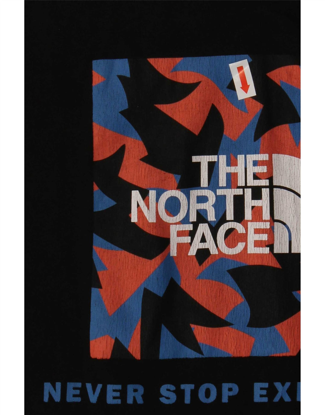 T-shirt grafica da uomo The North Face Top in cotone nero medio