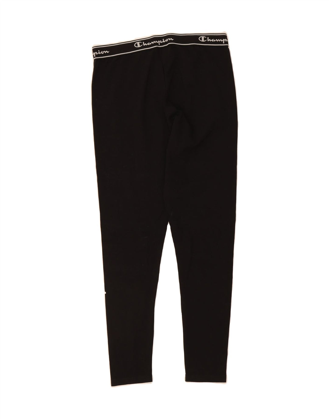 CHAMPION Womens Graphic Leggings UK 14 Large  Black Cotton Vintage Champion and Second-Hand Champion from Messina Hembry 