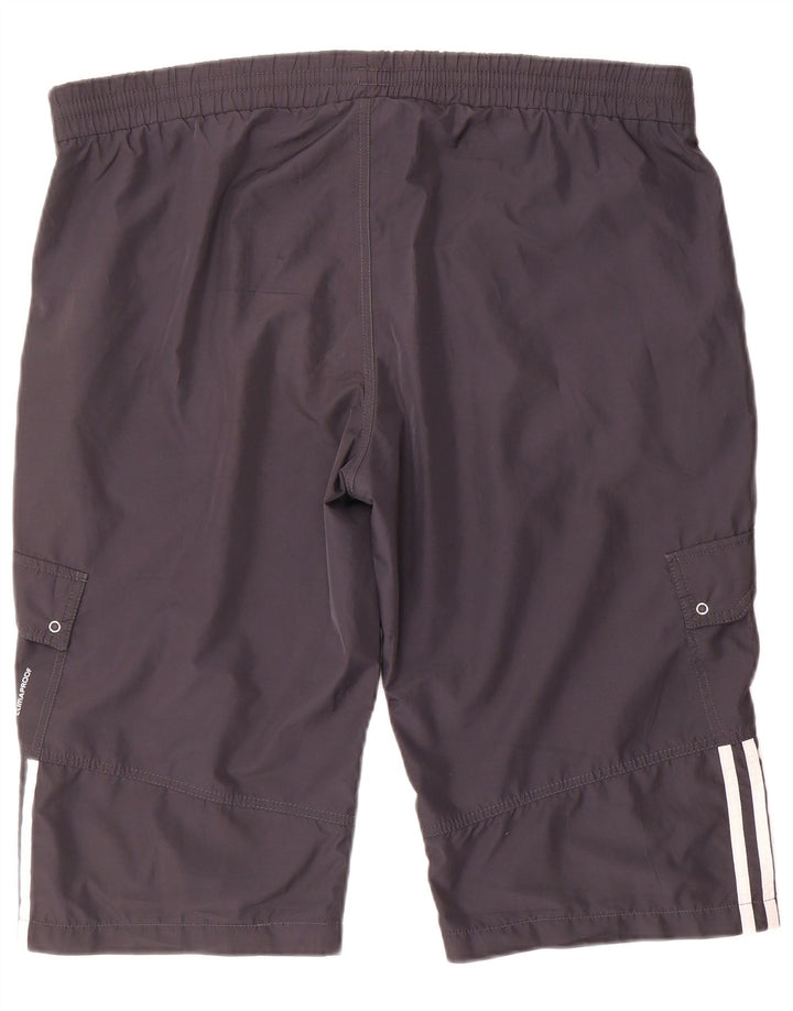 Pantaloncini sportivi Adidas da donna UK 22 2XL poliestere grigio