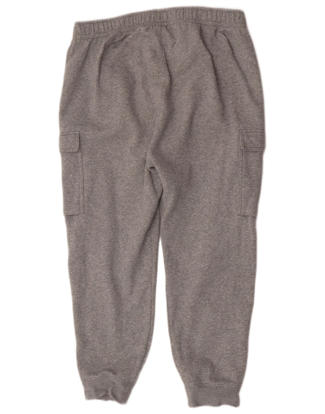 Pantaloni della tuta cargo Nike da uomo, pantaloni da jogging, grandi, in cotone grigio