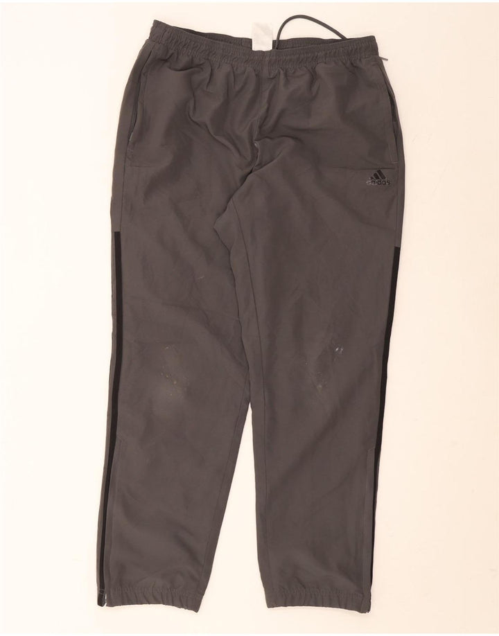 Pantaloni da tuta da uomo Adidas Joggers grandi in poliestere grigio