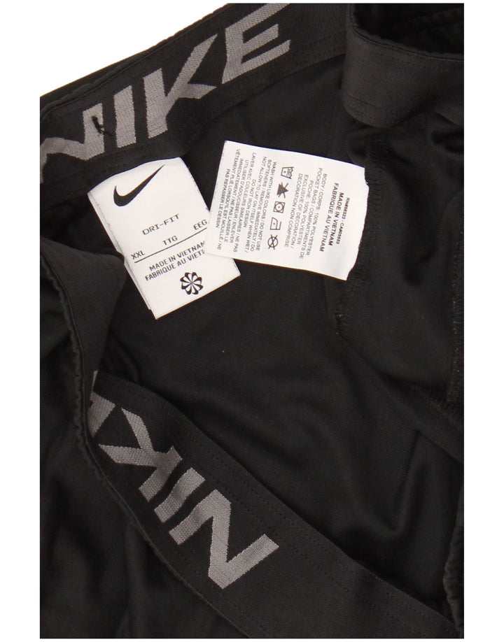 Pantaloncini sportivi Nike Dri Fit Graphic da uomo 2XL poliestere nero