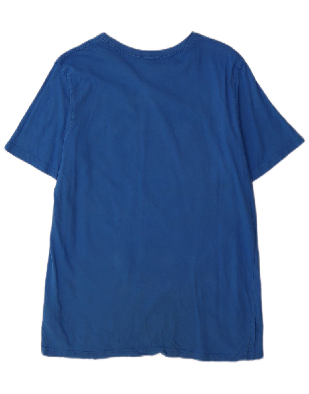T-shirt grafica da uomo Adidas Top grande in cotone blu