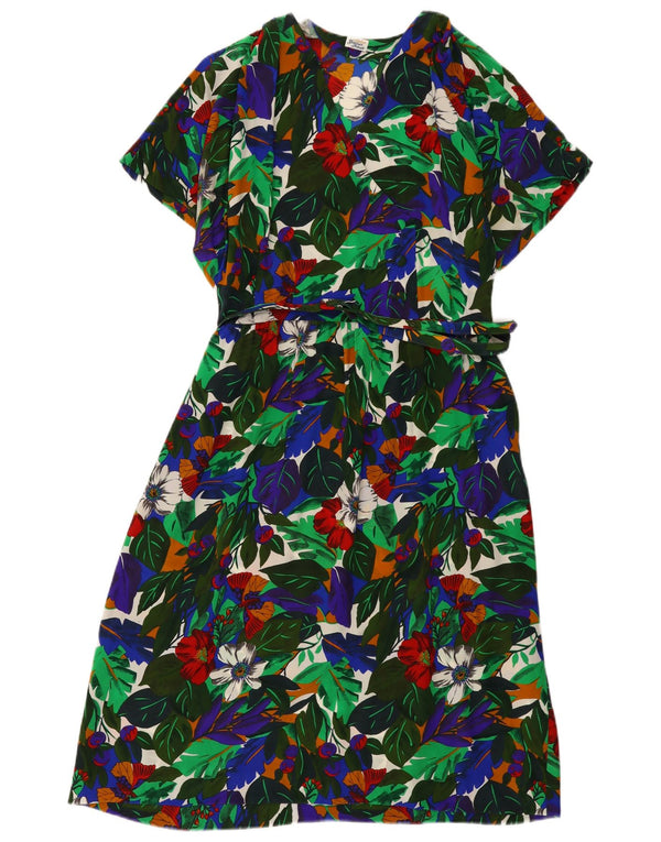 Abito a trapezio da donna Atelier Goldner Schnitt UK 14 grande multicolore