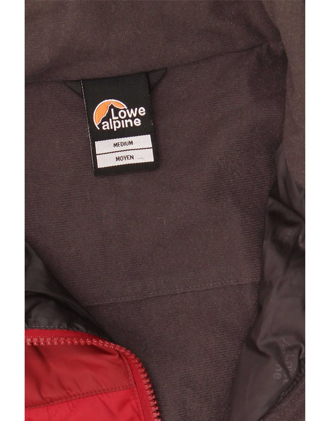 Giacca imbottita da uomo Lowe Alpine UK 38 Nylon color block rosso medio
