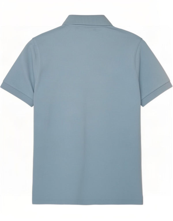 Polo da uomo Lee in cotone blu medio