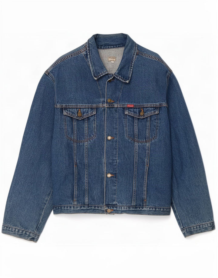 Giacca in denim da uomo Wrangler Hero UK 44 2XL cotone blu