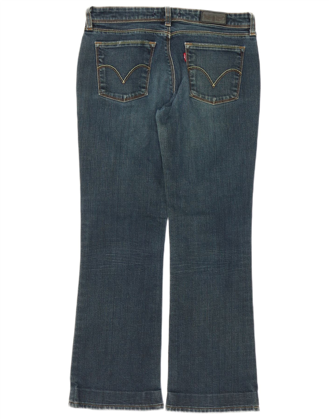 LEVI'S Jeans 572 Bootcut da donna W32 L29 in cotone blu