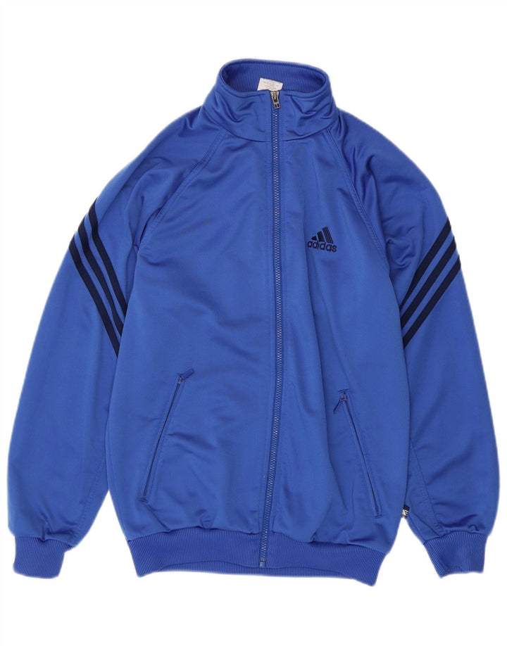 Giacca Top della tuta da ragazzo ADIDAS 13-14 anni in poliestere blu