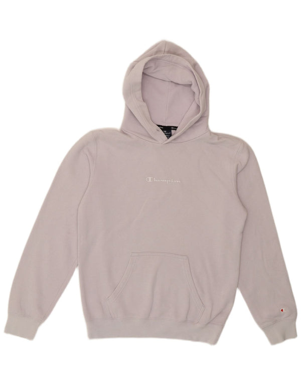 Maglione con cappuccio oversize grafico da donna Champion UK 6 XS cotone viola