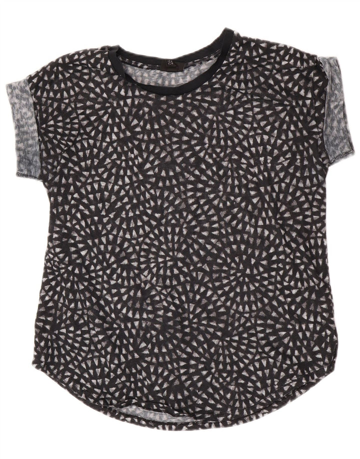 Mossimo Camicetta trasparente da donna Top UK 18 XL Poliestere nero