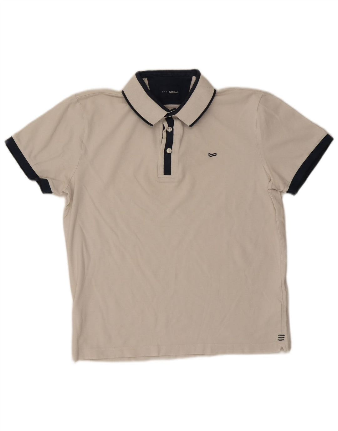 Polo Uomo Gas XL Cotone Bianco