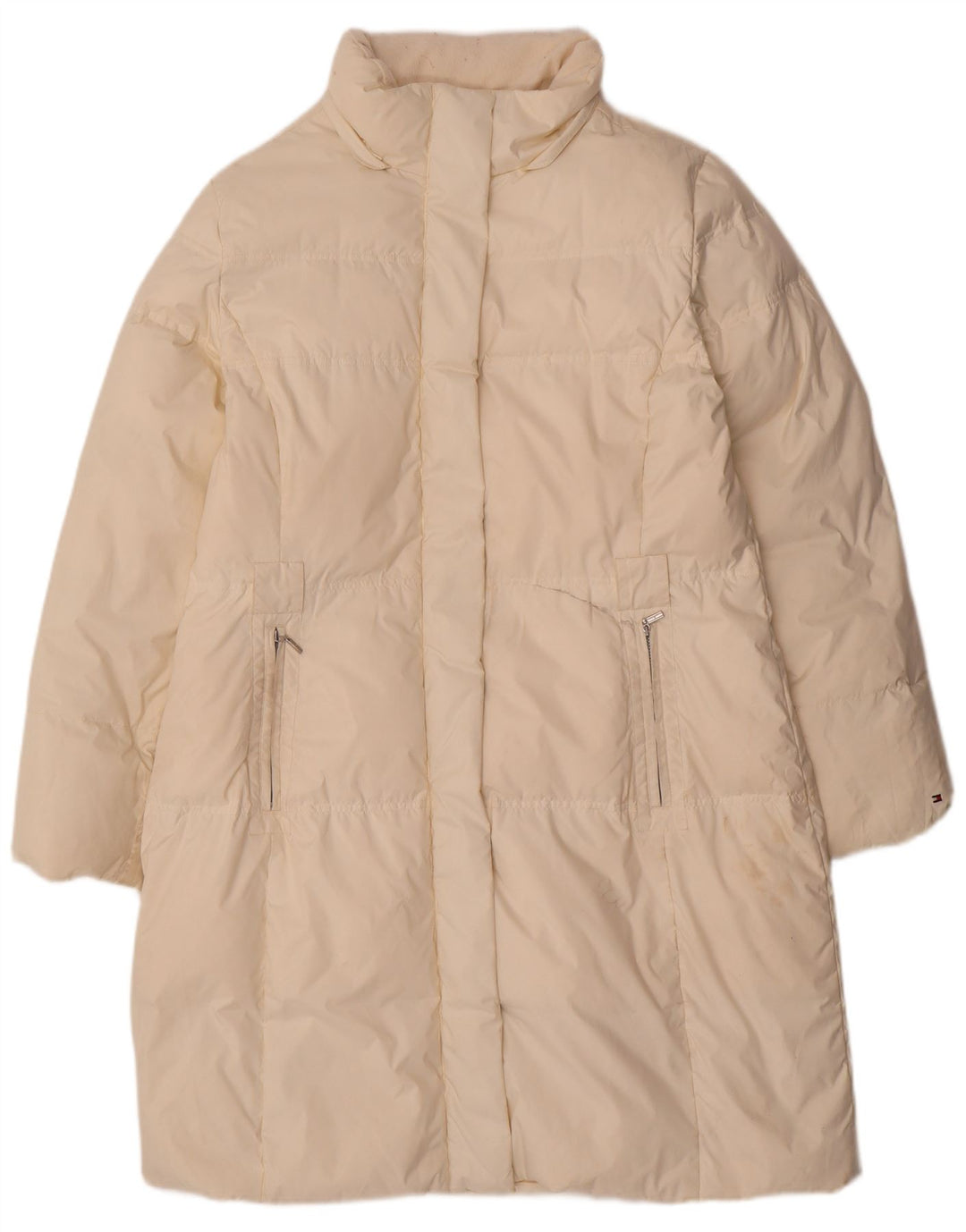 Cappotto imbottito da donna Tommy Hilfiger UK 18 XL poliestere bianco