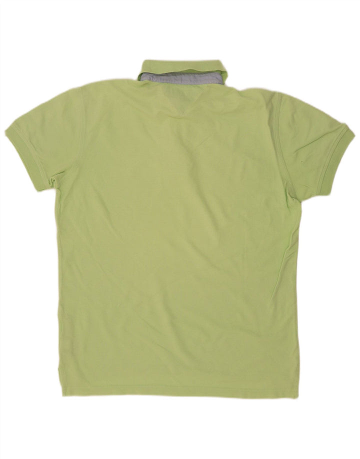 Polo da uomo Tommy Hilfiger in cotone verde medio