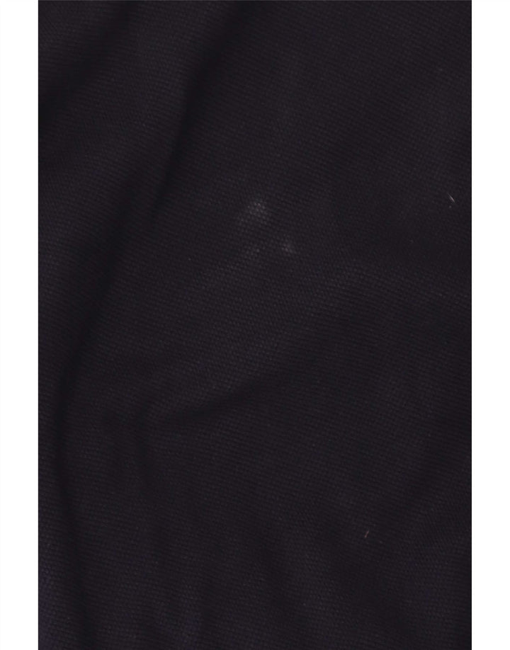 Felpa da uomo a collo alto Burlington, piccola, in cotone blu navy