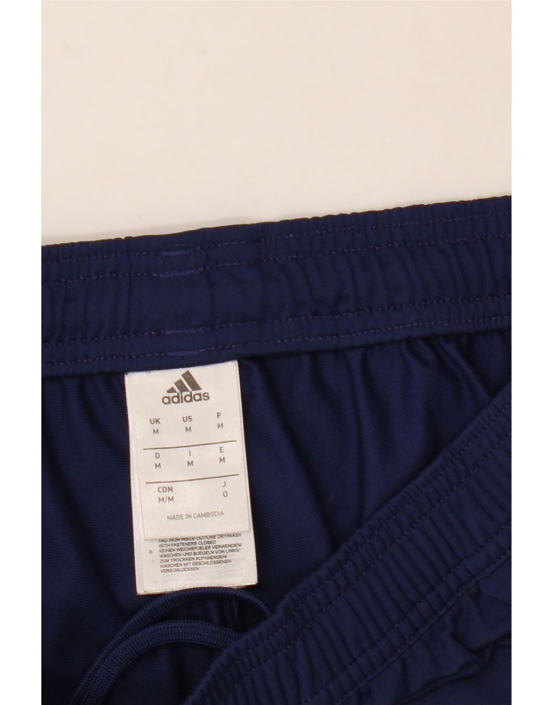 Pantaloncini sportivi Adidas Climacool Graphic da uomo medi in poliestere blu navy