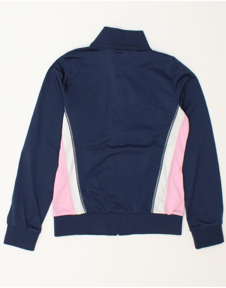 CHAMPION Girls Tracksuit Top Jacket 11-12 Years Large  Navy Blue Vintage Champion and Second-Hand Champion from Messina Hembry 
