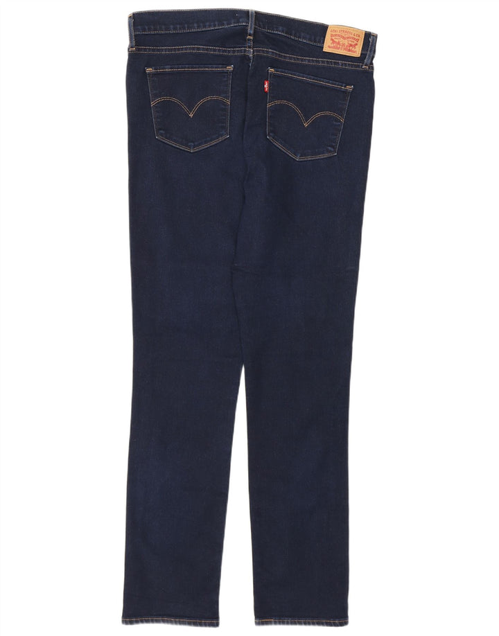 Levi's Donna 312 Shaping Slim Jeans W31 L30 Blu Navy Cotone