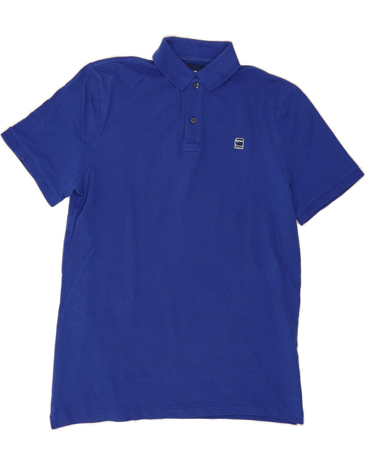 G-STAR Mens Polo Shirt Medium Blue Cotton Vintage G-Star and Second-Hand G-Star from Messina Hembry 