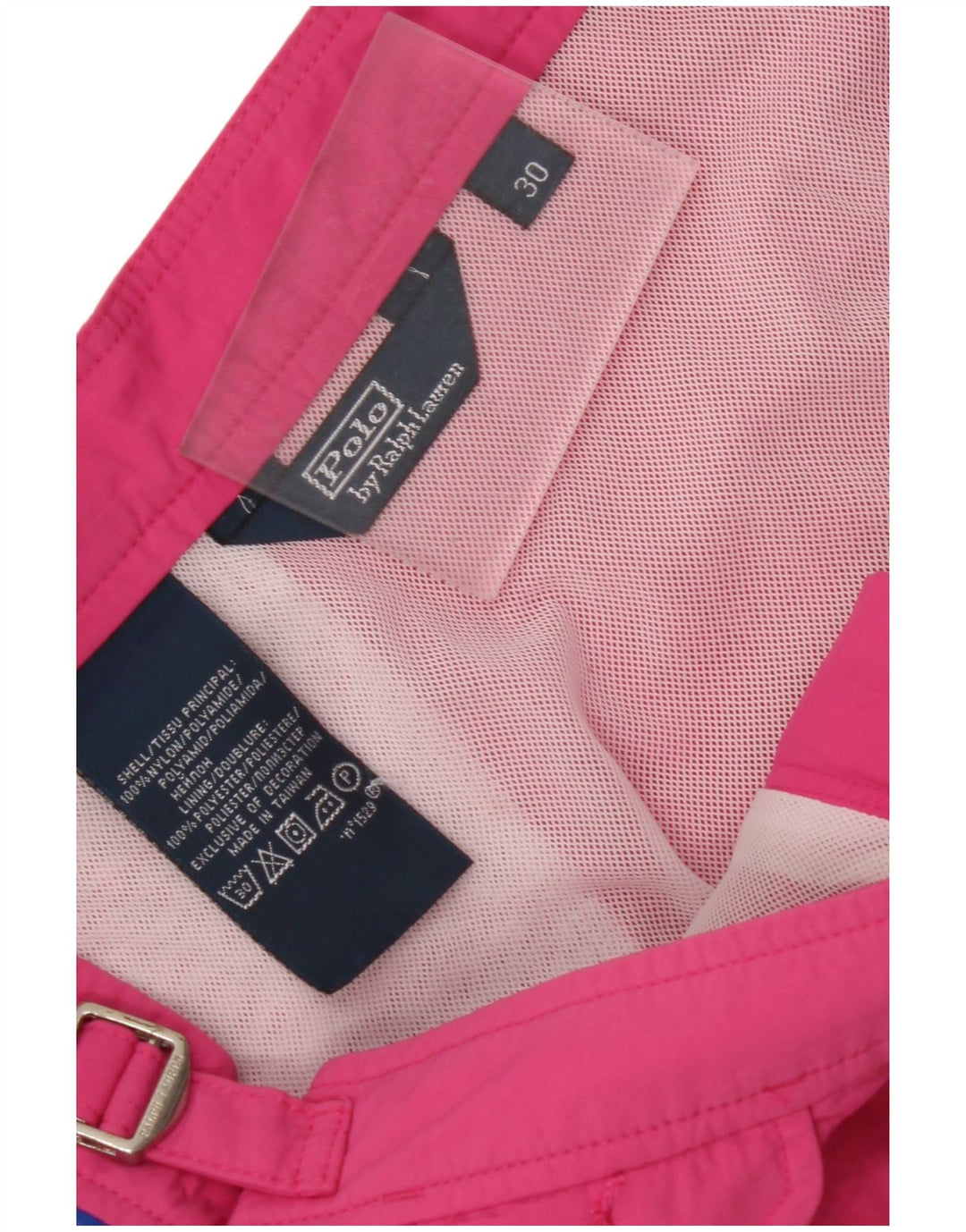 POLO RALPH LAUREN Pantaloncini da bagno da donna UK 14 Colore rosa medio