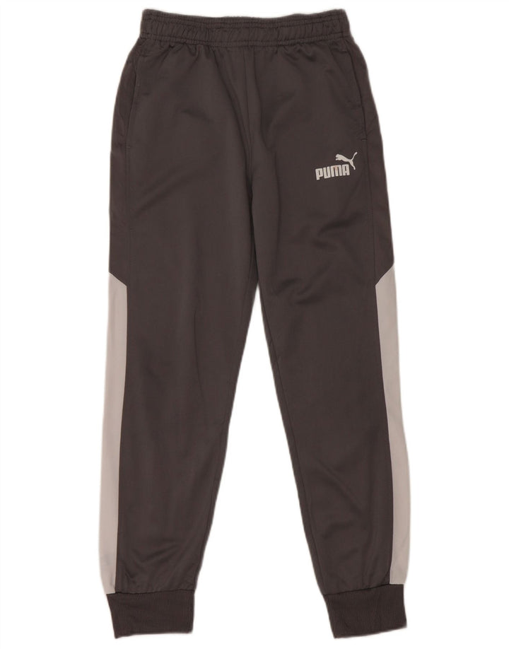 Pantaloni da tuta da ragazzo Puma Joggers 10-11 anni Poliestere grigio medio