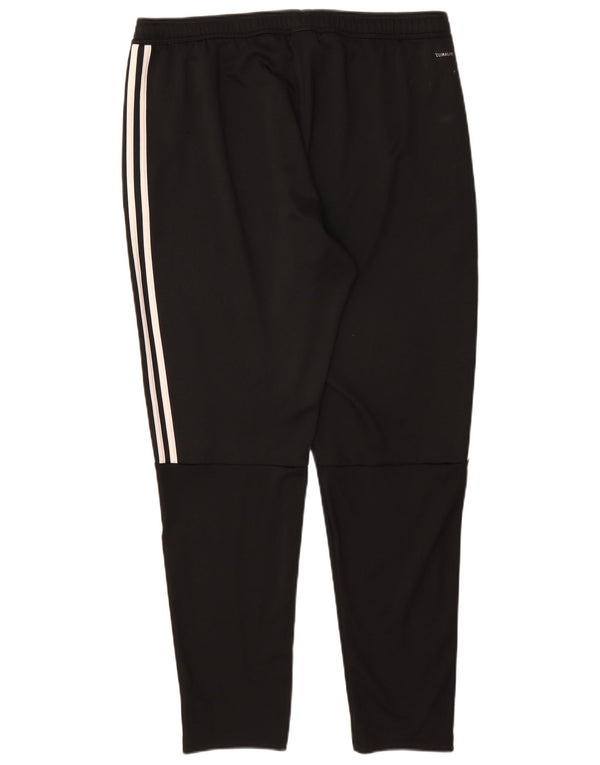 Pantaloni da tuta Adidas Climalite da uomo XL poliestere nero