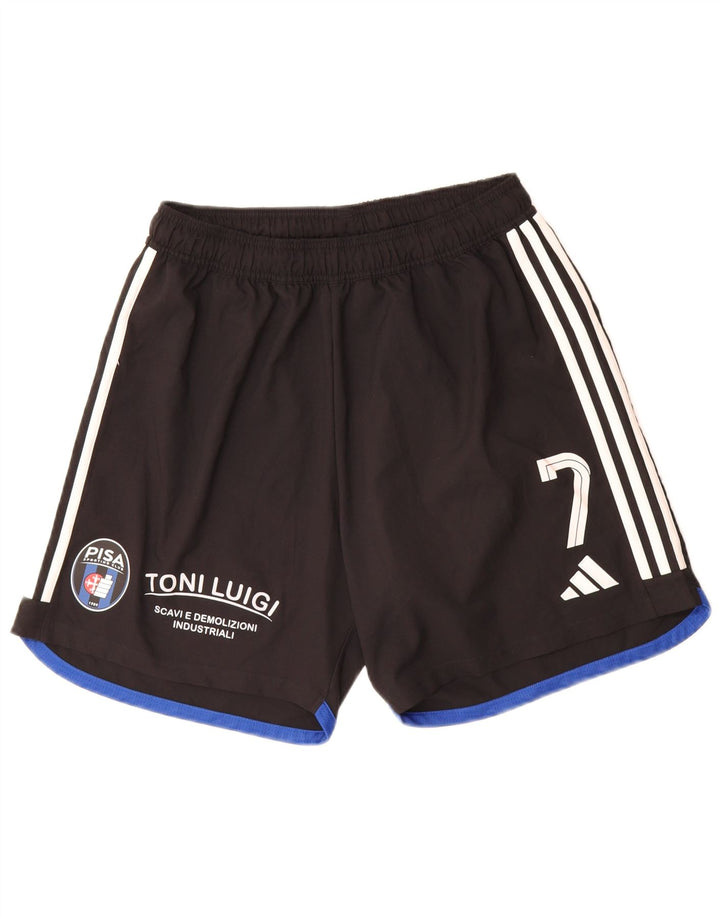 Pantaloncini sportivi Adidas Aeroready Graphic da uomo grandi in poliestere nero