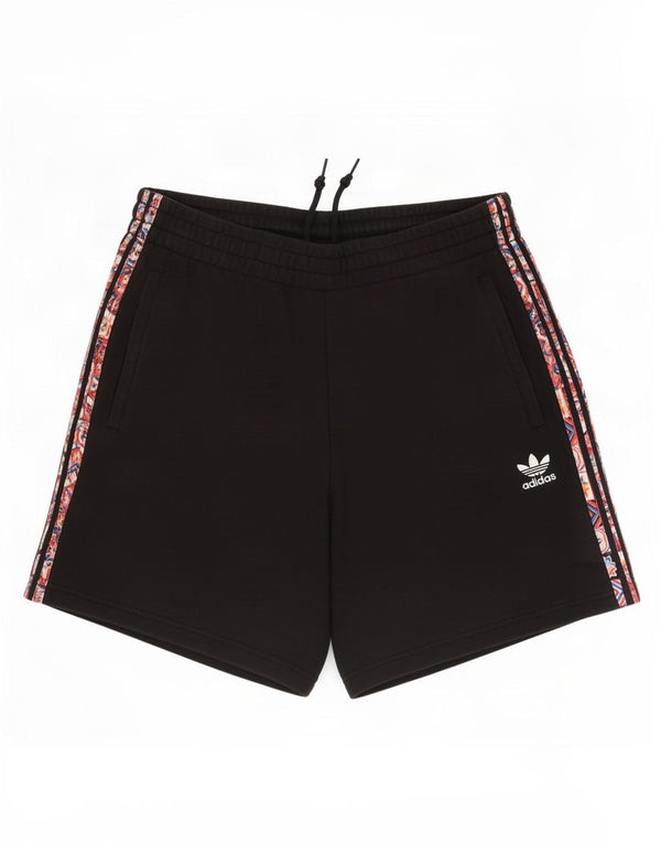 Pantaloncini sportivi grafici da uomo Adidas XL in cotone color block nero