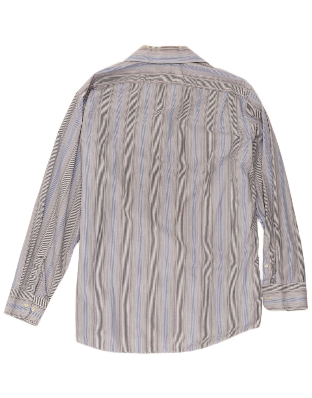 Camicia da uomo Lacoste taglia 44 XL cotone a righe blu