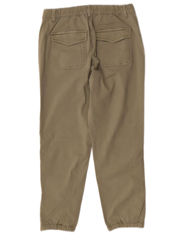 Pantaloni corti da donna Marks & Spencer Joggers UK 14 Large W32 L25 Khaki