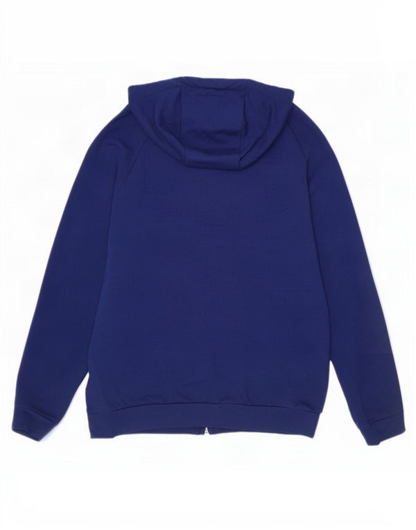 Maglione con cappuccio e zip Nike Dri Fit da uomo piccolo blu navy