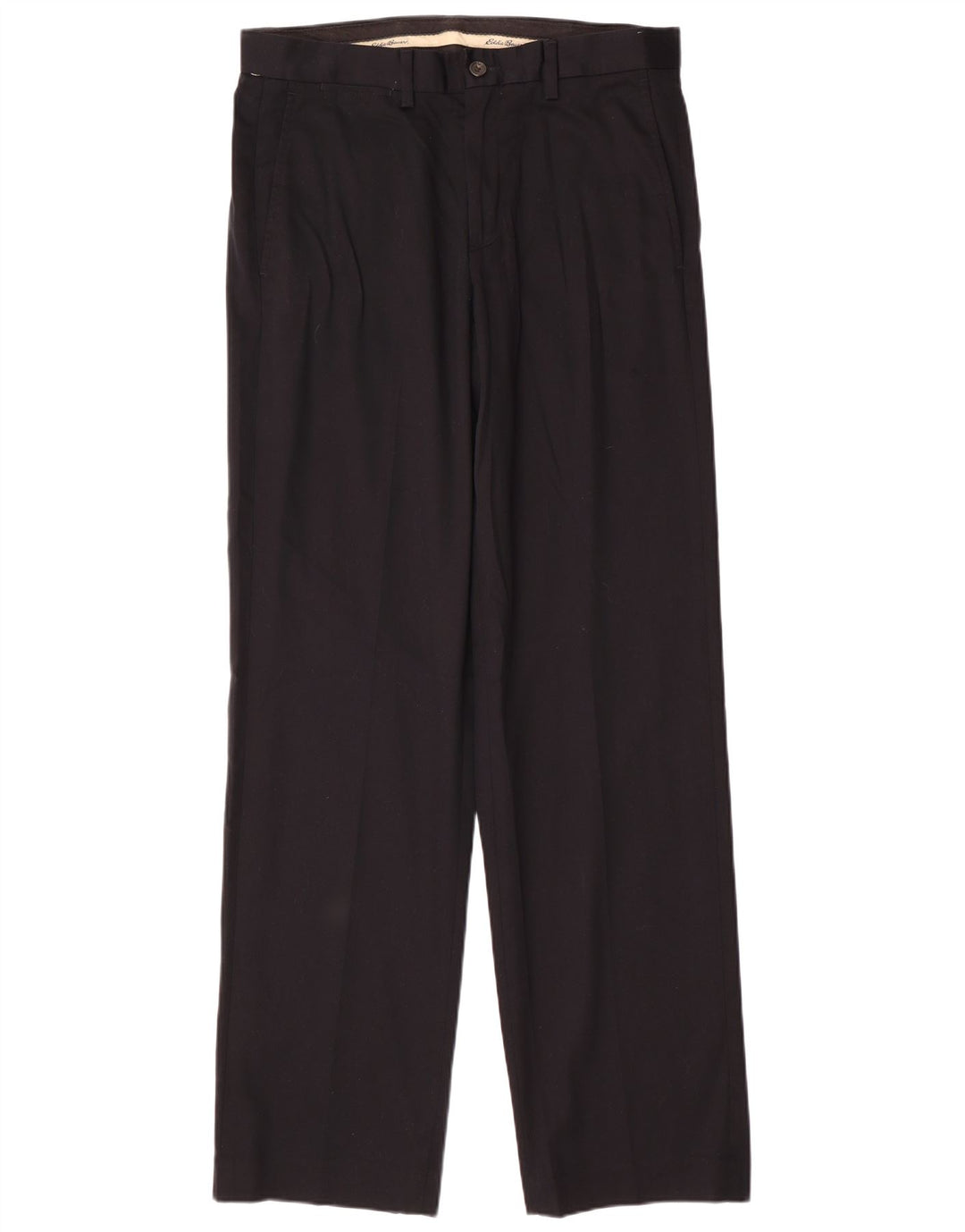 Pantaloni chino dritti da uomo EDDIE BAUER W32 L34 cotone nero
