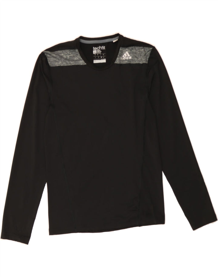 ADIDAS Mens Climalite Top Long Sleeve Small Black Polyester Vintage Adidas and Second-Hand Adidas from Messina Hembry 