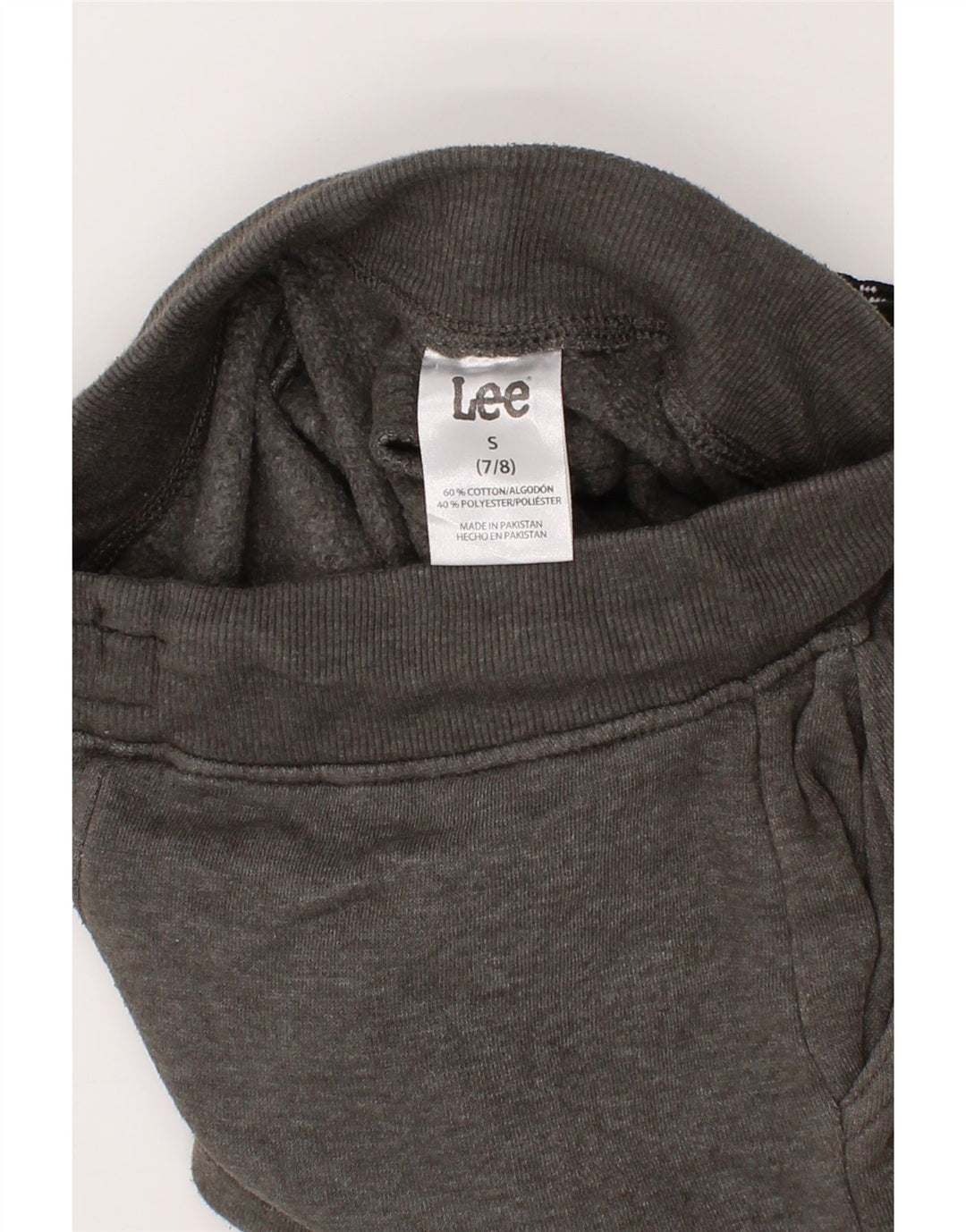 LEE Boys Sport Shorts 7-8 Years Small Grey Cotton Vintage Lee and Second-Hand Lee from Messina Hembry 