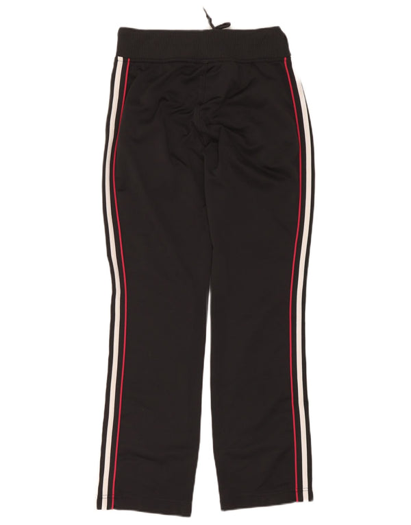 Pantaloni della tuta da donna Adidas UK 10 piccoli poliestere nero