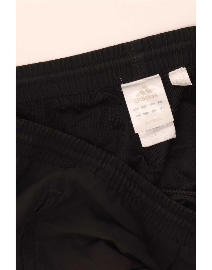 Pantaloni da tuta da uomo Adidas UK 40/42 Medium Nero Poliestere