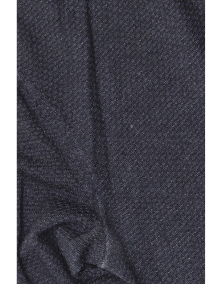 Hugo Boss Maglione da uomo girocollo in lana vergine blu navy medio