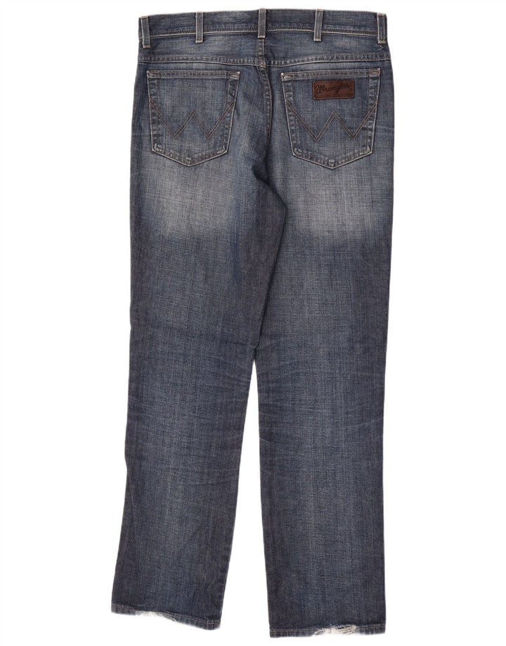 Jeans dritti da uomo Wrangler Texas W36 L34 cotone blu