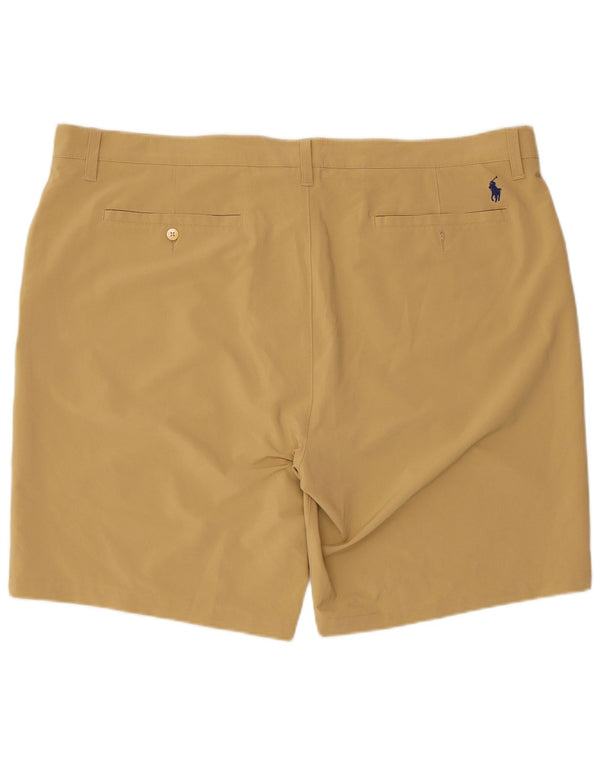 Pantaloncini chino da uomo Polo Ralph Lauren W42 2XL poliestere beige