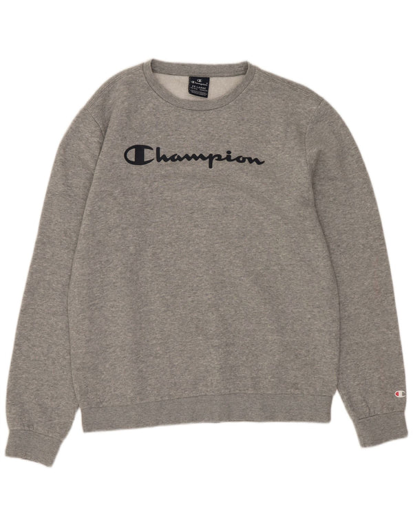 Felpa con grafica Champion per ragazzi 15-16 anni 2XL Grigio
