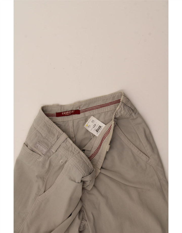 CARRERA Mens Chino Shorts W34 Large Grey Cotton Vintage Carrera and Second-Hand Carrera from Messina Hembry 
