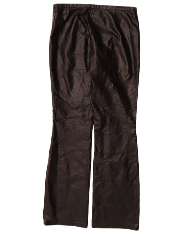 Pantaloni casual bootcut da donna VINTAGE US 9 medi W28 L30 neri