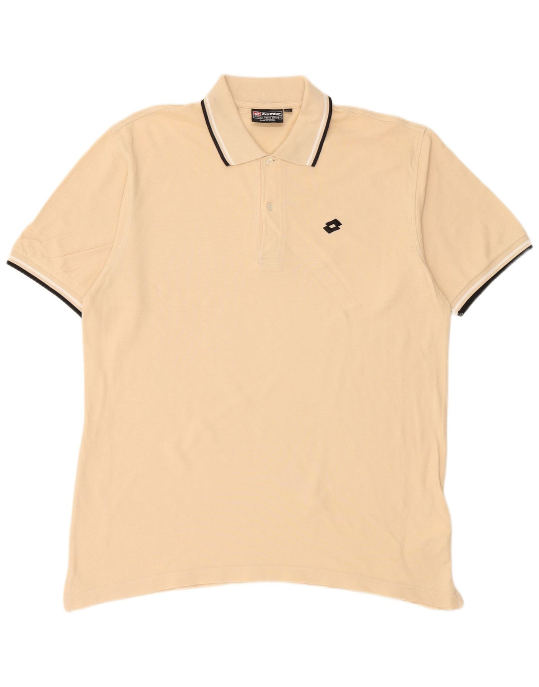 Polo da uomo LOTTO 2XL in cotone beige