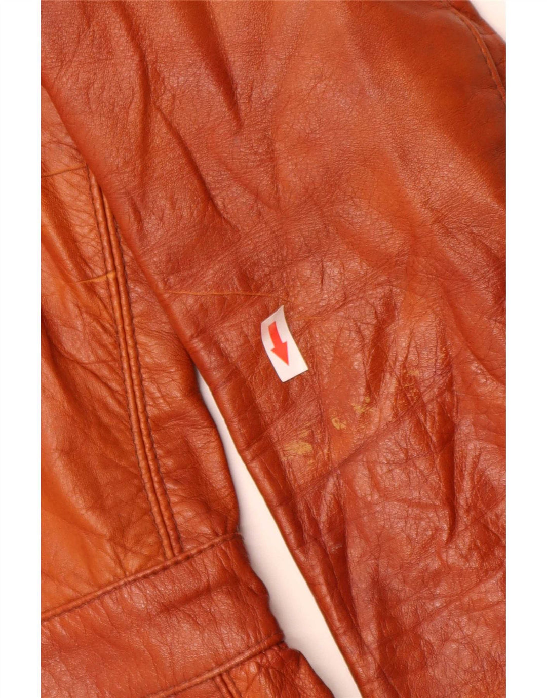 Vintage da uomo UK 34 XS in pelle marrone
