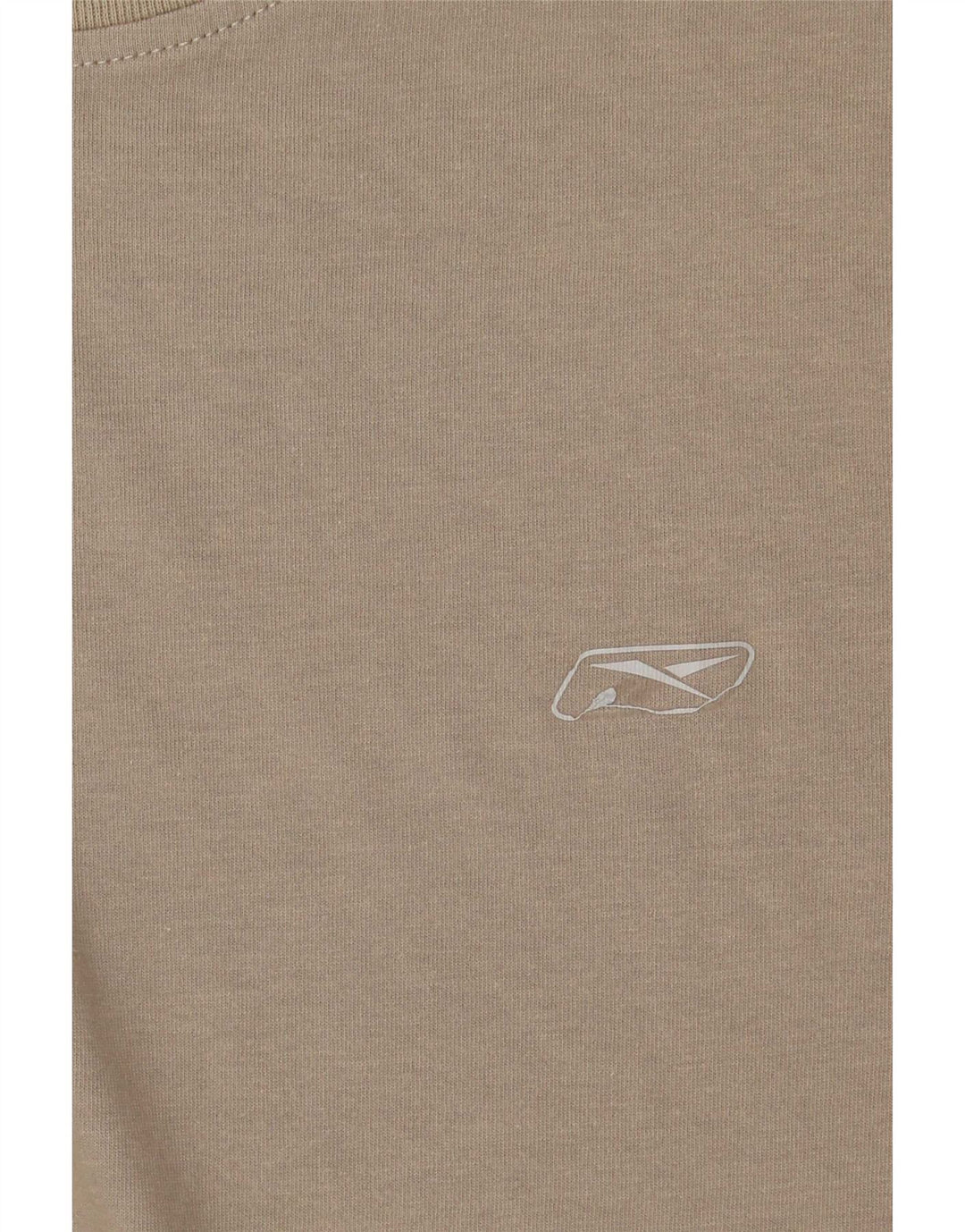 T-shirt Reebok da uomo Top in cotone kaki medio