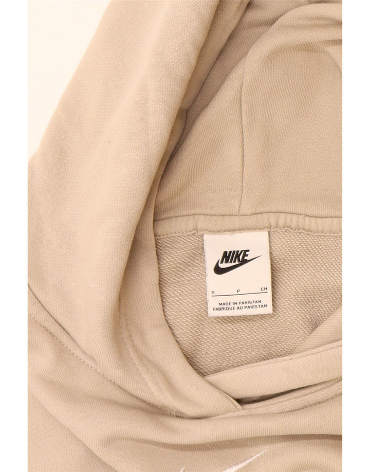 Felpa con cappuccio da uomo Nike in cotone beige medio