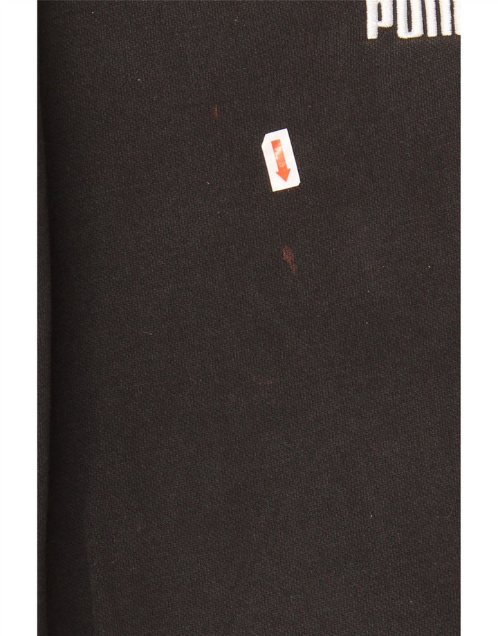 Pantaloni da tuta da uomo Puma Joggers Medium Black Cotton