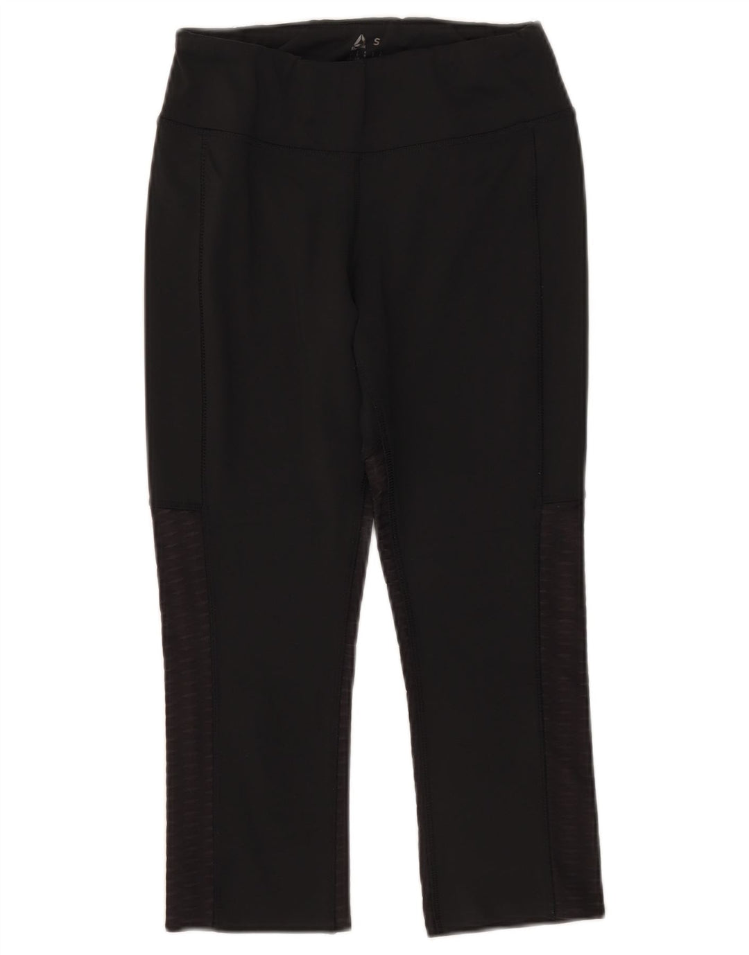 Leggings Reebok Speedwick Capri da donna UK 8/10 Small Black Spotted